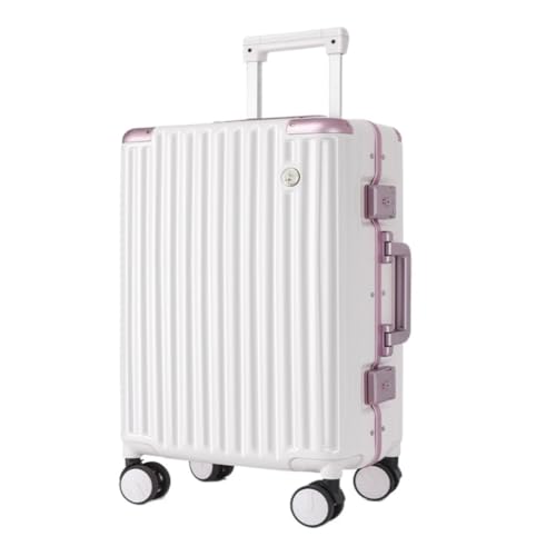 LUDAOER Trolley-Koffer Gepäckkoffer for Männer Und Frauen Mit Universalrädern, Trolley-Koffer, Boarding-Code-Koffer, Tasche Reisekoffer (Color : A, Size : 20in) von LUDAOER