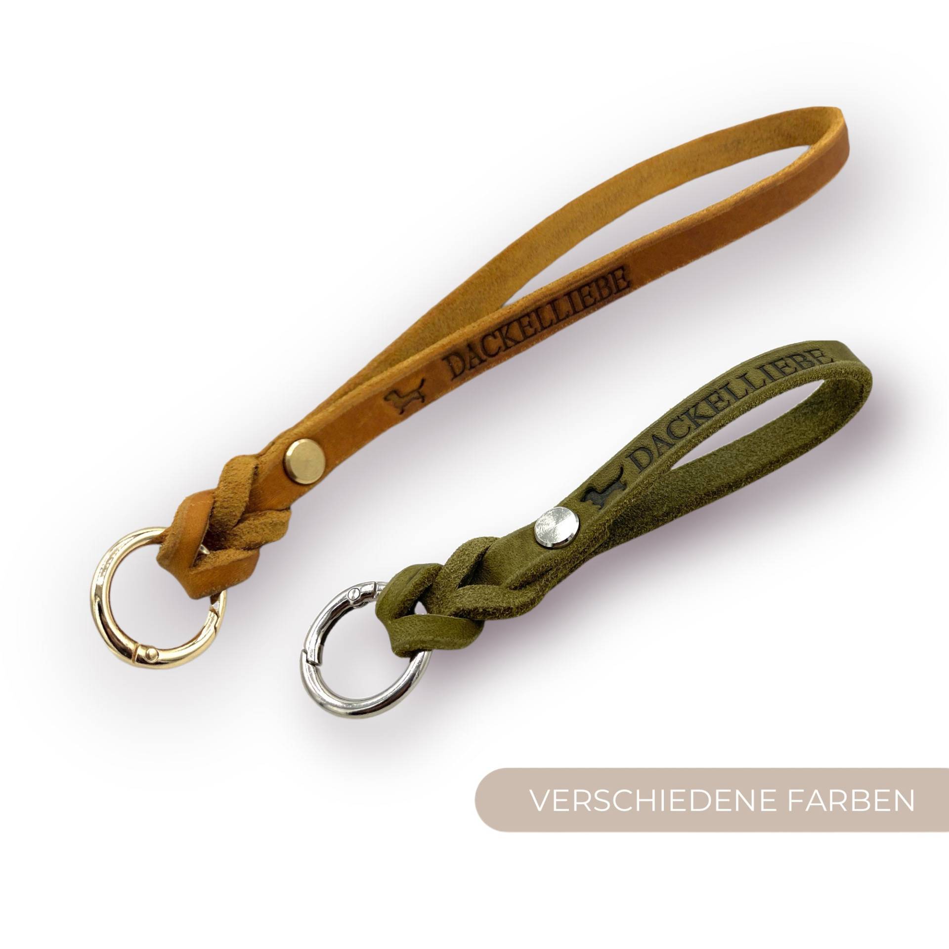 Schlüsselanhänger „Dackel - Edition" | Aus Fettleder Verschiedene Farben Schlüsselanhänger „Dackel - Edition" | Aus Fettleder Verschiedene Farben von LUDIHandmadeShop