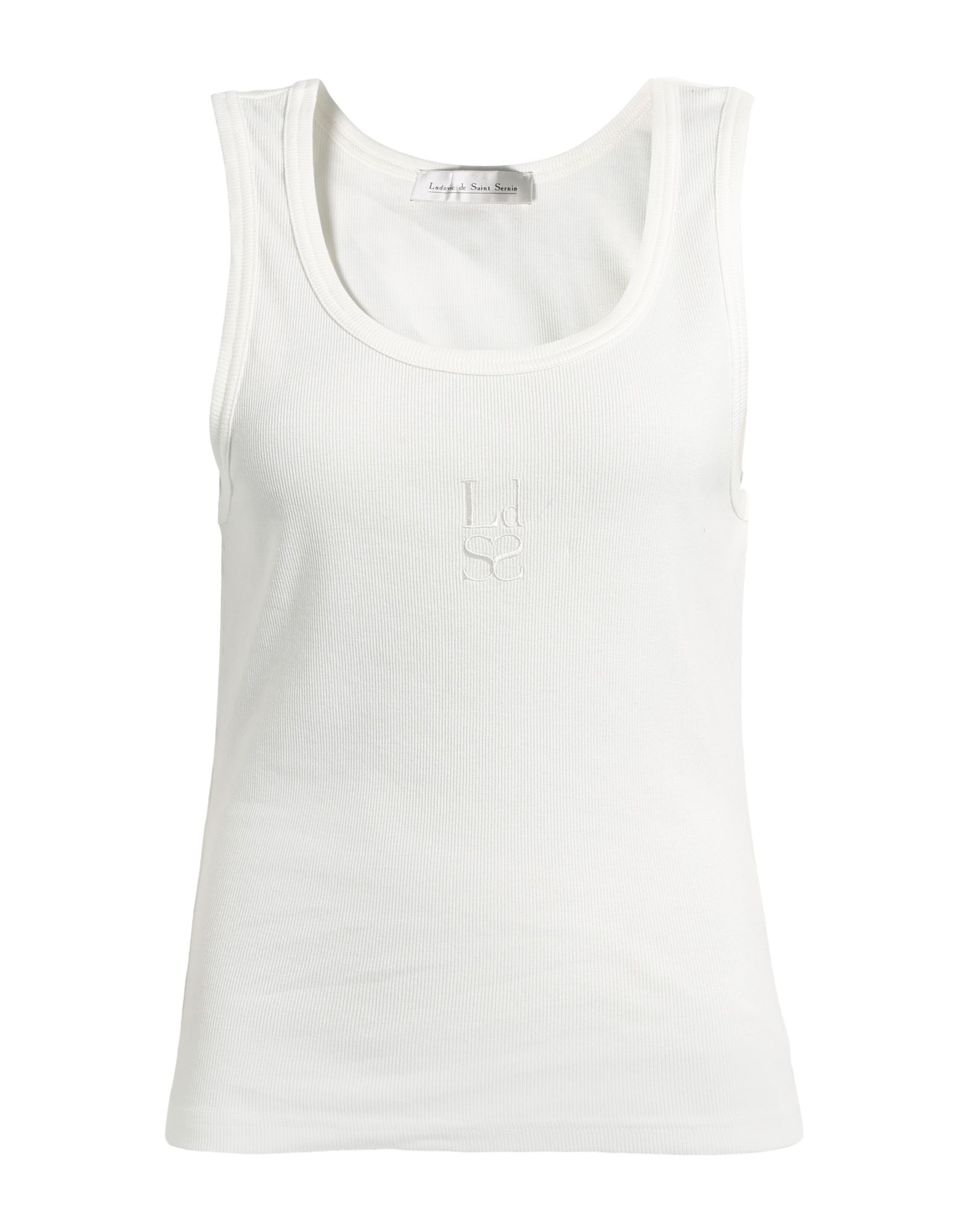 LUDOVIC DE SAINT SERNIN Tank Top Damen Weiß von LUDOVIC DE SAINT SERNIN