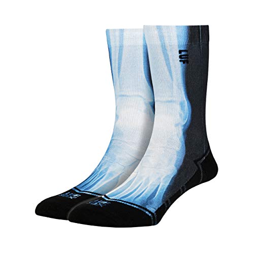 LUF SOX Classics X-Ray Feet - Unisex-Größe 35-39, 40-43 und 44-48, mehrfarbig, Ferse und Fußspitze leicht gepolstert LUF SOX Classics X-Ray Feet - Unisex-Größe 35-39, 40-43 und 44-48, mehrfarbig, Ferse und Fußspitze leicht gepolstert von LUF