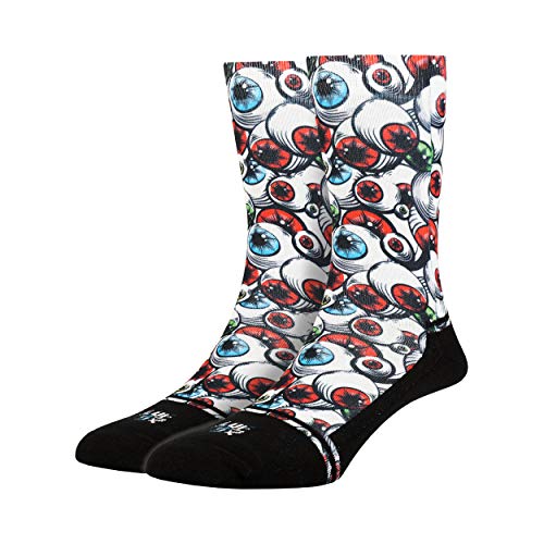 LUF SOX Power Colyes - Socken für Damen und Herren, Unisex-Größe 35-39, 40-43 und 44-48, mehrfarbig, Ferse und Fußspitze leicht gepolstert von LUF