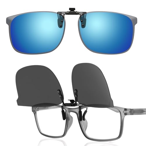 LUFF Clip-On polarisierte Sonnenbrille Cat-Eye für Männer & Frauen, UV400 Schutz, HD Anti-Glare | Sicheres Fahren, Radfahren & Outdoor von LUFF