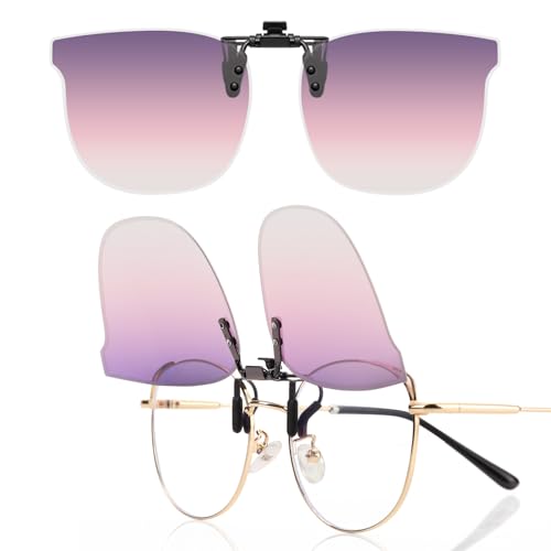 LUFF Clip-On polarisierte Sonnenbrille Cat-Eye für Männer & Frauen, UV400 Schutz, HD Anti-Glare | Sicheres Fahren, Radfahren & Outdoor von LUFF