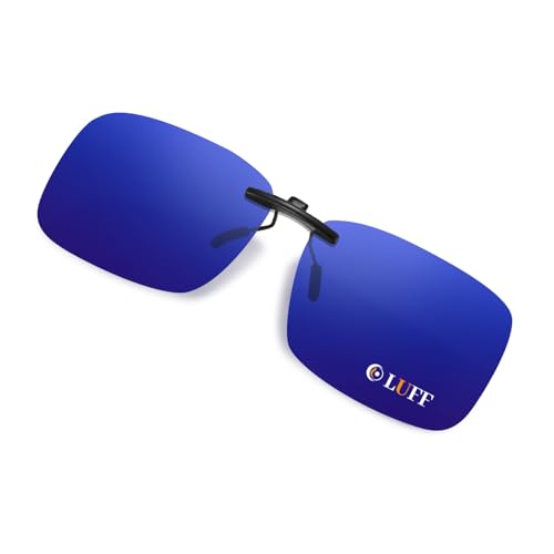 LUFF Polarisierte Unisex-Clip auf Sonnenbrille für verschreibungspflichtige Brillen-gute Clip-Stil Sonnenbrille für Myopie Brille im Freien/Fahren/Angeln von LUFF