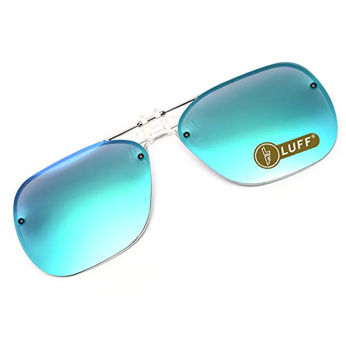 LUFF Polarized Clip-on Sunglasses Flip Up Clip on Glasses UV Protection von LUFF