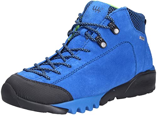 Waldläufer H-Amiata Outdoor-Bootie, Waldläufer-Tex, Gummi Velour-F. Sport Net, blau mare, Weite H 787970-300-198, Größe 38,5 von Lugina Schuhfabrik GmbH