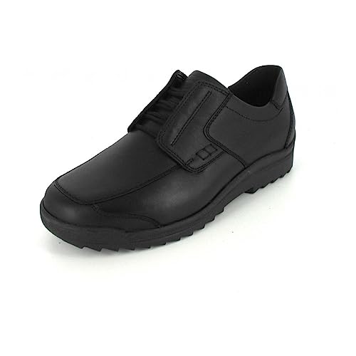 Waldläufer Kai-Soft Halbschuh, Palmer (Glattleder) / Stretch, schwarz, Extraweite K K13002-200-001, Größe 41 von LUGINA SCHUHFABRIK GMBH