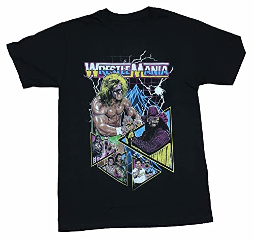 Mens T-Shirt Wrestlemania Ultimate Warrior Macho Man More Poster von LUGUCHIF