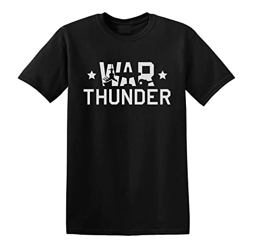 War Thunder T-Shirt Multiplayer Aviation Military Game Black White T-Shirt von LUGUCHIF