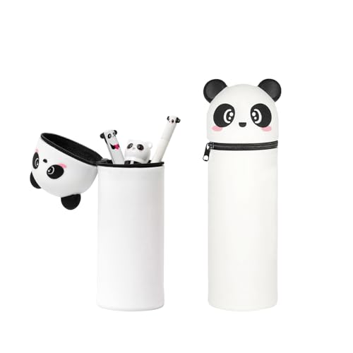 LUHOCIY Federmappe, Panda Federmäppchen, Panda Mäppchen, Verwendet, um Verschiedene Schreibwaren, Wie Bleistifte, Stifte zu Speichern, Kann für Verschiedene Mengen von Schreibwaren Anzupassen von LUHOCIY