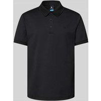 LUHTA Regular Fit Poloshirt mit Label-Print Modell 'KIVILAHTI' in Black, Größe XXL von LUHTA