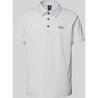LUHTA Regular Fit Poloshirt mit Label-Print Modell 'KIVILAHTI' in Hellgrau, Größe M von LUHTA