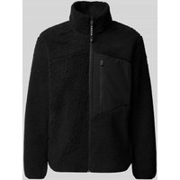 LUHTA Teddyfell-Jacke mit Brusttasche Modell 'JUUSELA' in Black, Größe S LUHTA Teddyfell-Jacke mit Brusttasche Modell 'JUUSELA' in Black, Größe S von LUHTA