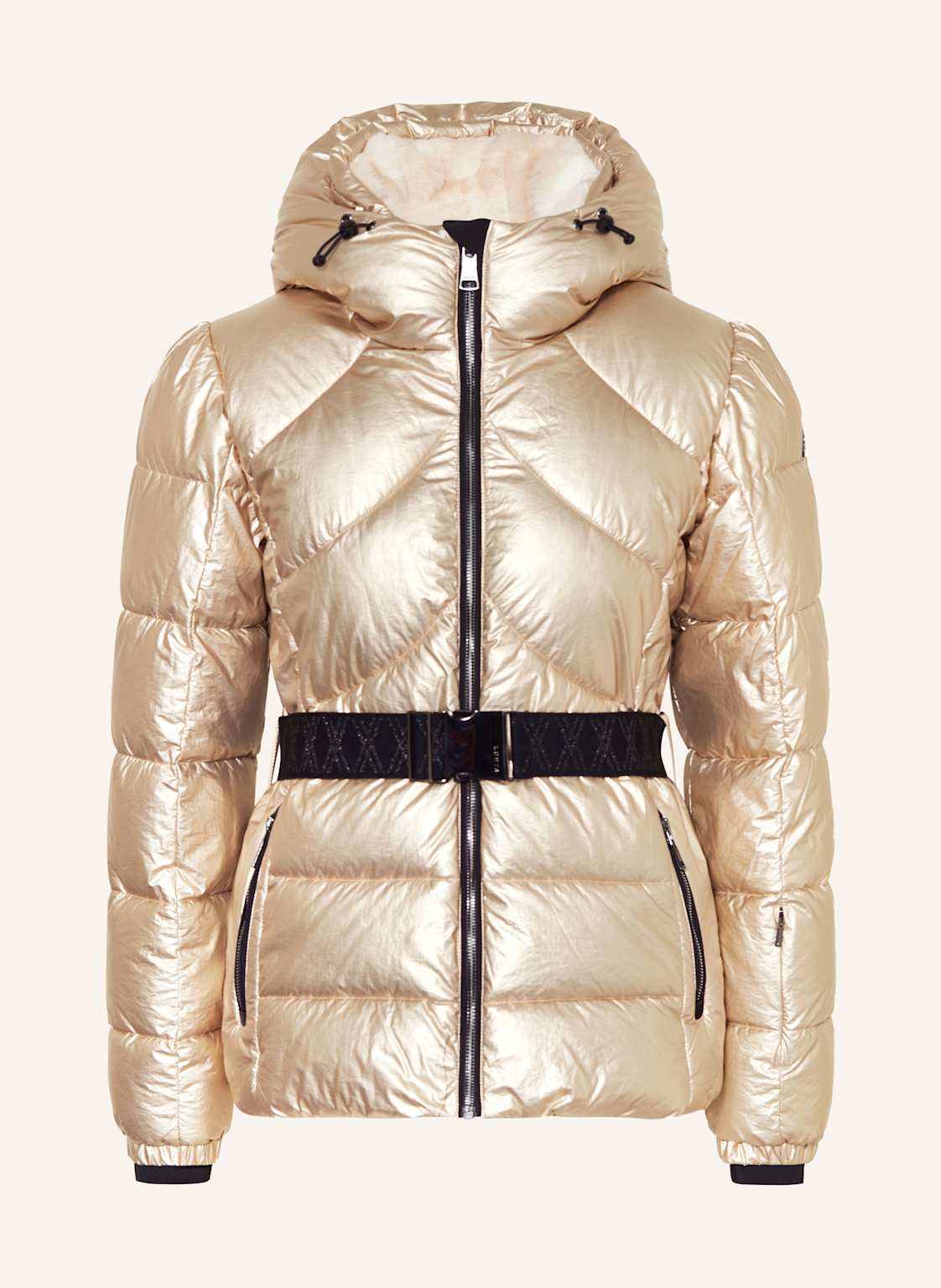 Luhta Skijacke Suukisvaara Mit Kunstfell gold von LUHTA