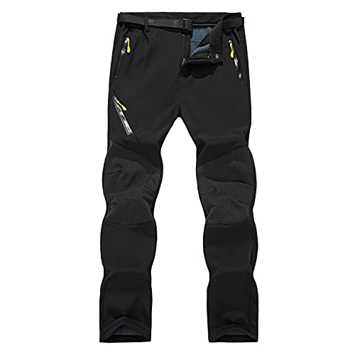 LUI SUI Herren Wanderhose Outdoor Winddicht Fleece gefüttert Winter Warme Wandern Klettern Sporthose LUI SUI Herren Wanderhose Outdoor Winddicht Fleece gefüttert Winter Warme Wandern Klettern Sporthose von LUI SUI