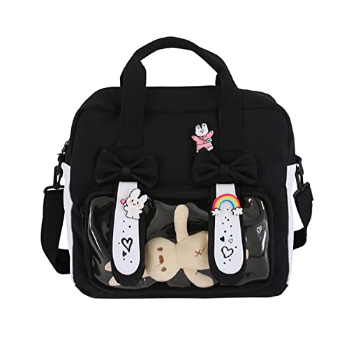 LUI SUI Kawaii Rucksack für Mädchen mit Kawaii Zubehör Kawaii Tasche Niedliche Crossbody Taschen Top Handle Tasche von LUI SUI