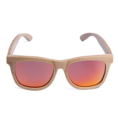 LUI SUI Retro Polarisierte Sonnenbrille UV400 Männer Frauen Holzrahmen Klassische Sonnenbrille Brillen von LUI SUI