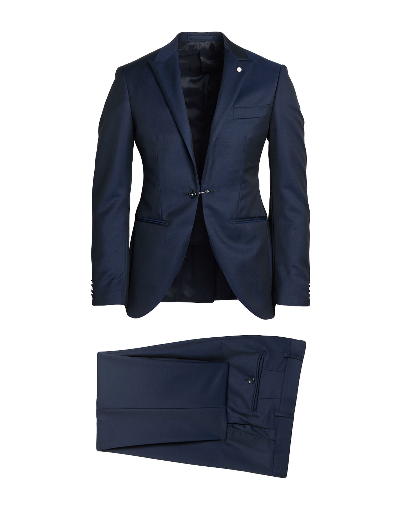 LUIGI BIANCHI Mantova Anzug Herren Marineblau von LUIGI BIANCHI Mantova