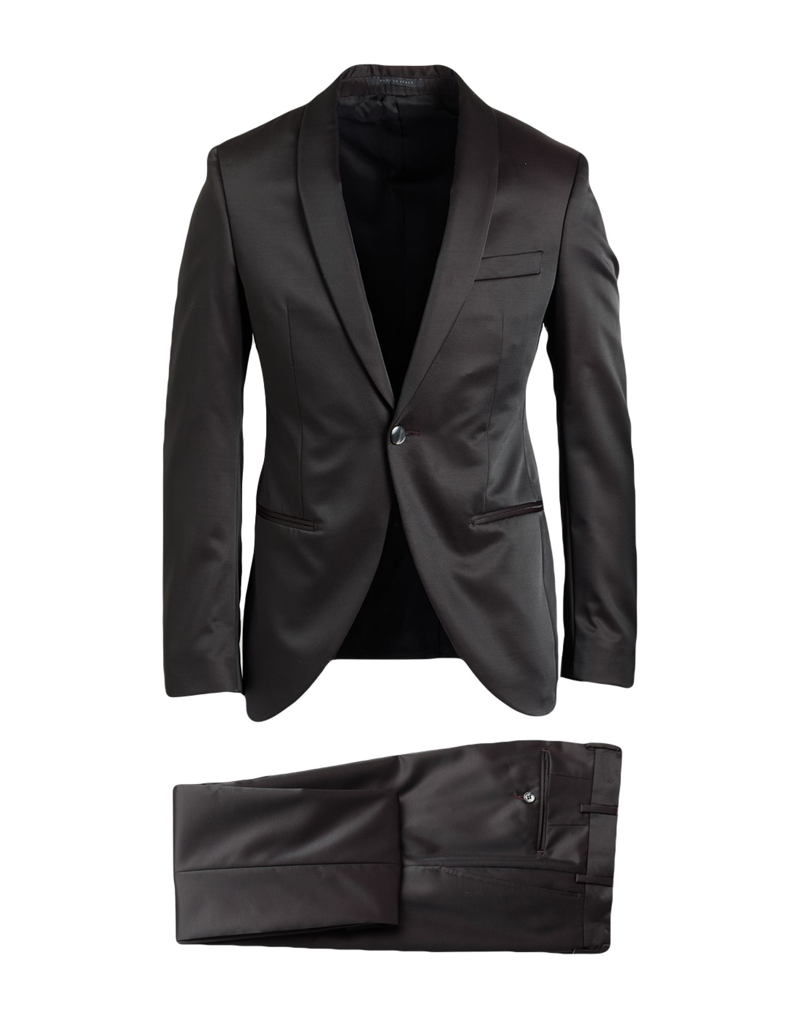 LUIGI BIANCHI Mantova Anzug Herren Schokobraun von LUIGI BIANCHI Mantova