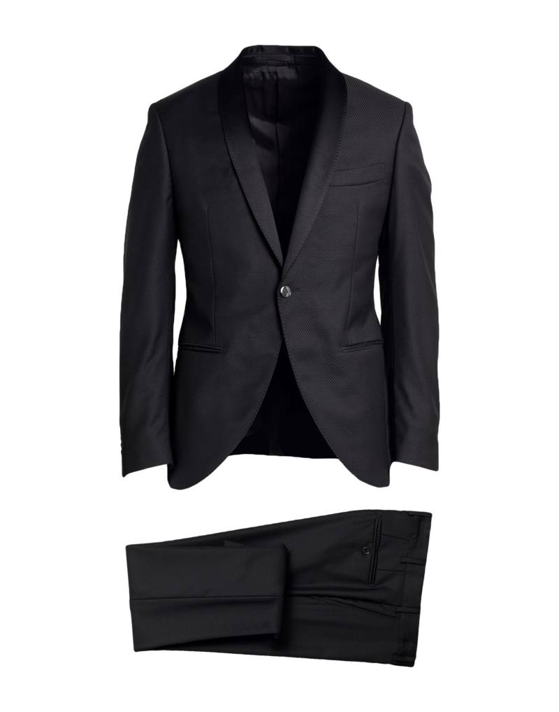 LUIGI BIANCHI Mantova Anzug Herren Schwarz von LUIGI BIANCHI Mantova