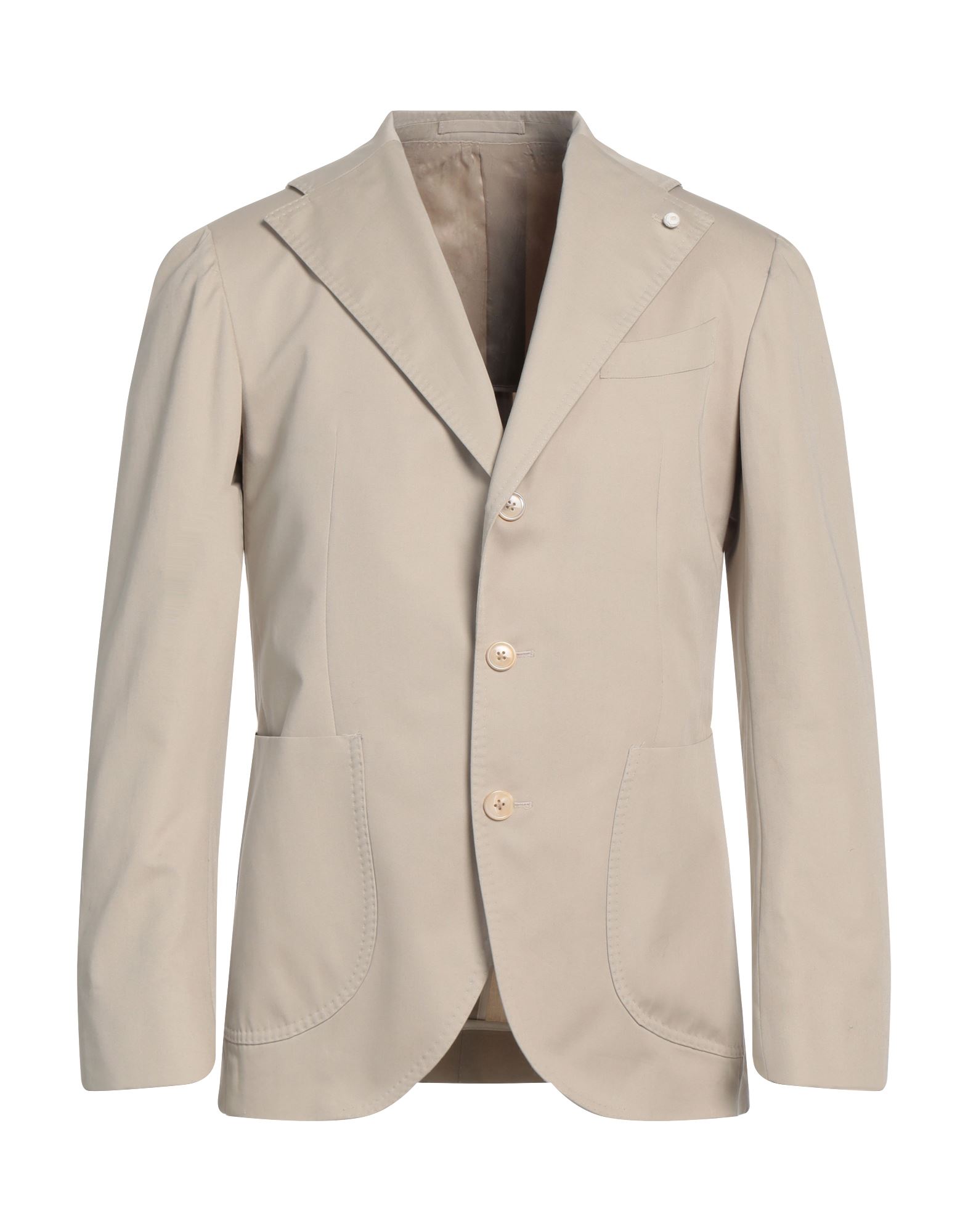 LUIGI BIANCHI Mantova Blazer Herren Beige von LUIGI BIANCHI Mantova