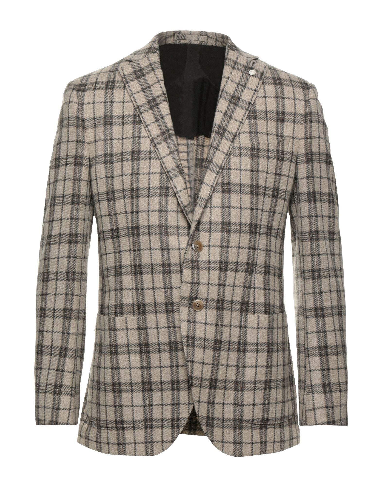 LUIGI BIANCHI Mantova Blazer Herren Beige von LUIGI BIANCHI Mantova