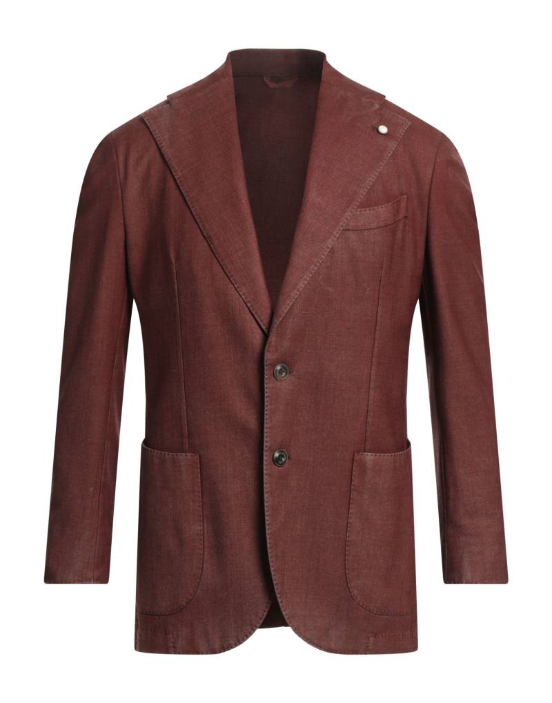 LUIGI BIANCHI Mantova Blazer Herren Bordeaux von LUIGI BIANCHI Mantova