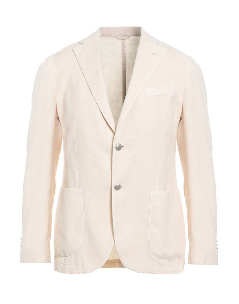 LUIGI BIANCHI Mantova Blazer Herren Cremeweiß von LUIGI BIANCHI Mantova