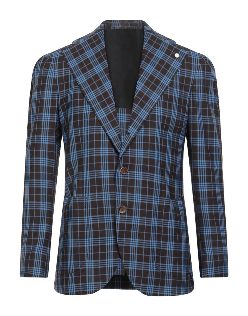 LUIGI BIANCHI Mantova Blazer Herren Dunkelbraun von LUIGI BIANCHI Mantova