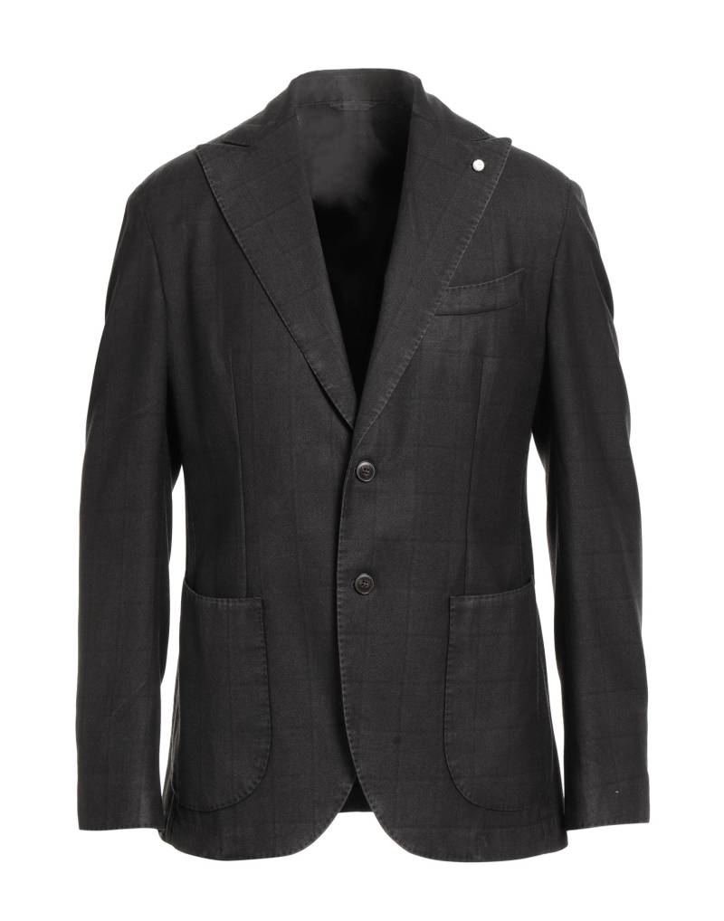 LUIGI BIANCHI Mantova Blazer Herren Dunkelbraun von LUIGI BIANCHI Mantova