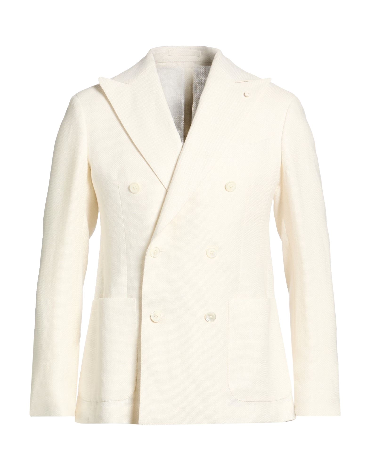 LUIGI BIANCHI Mantova Blazer Herren Elfenbein von LUIGI BIANCHI Mantova