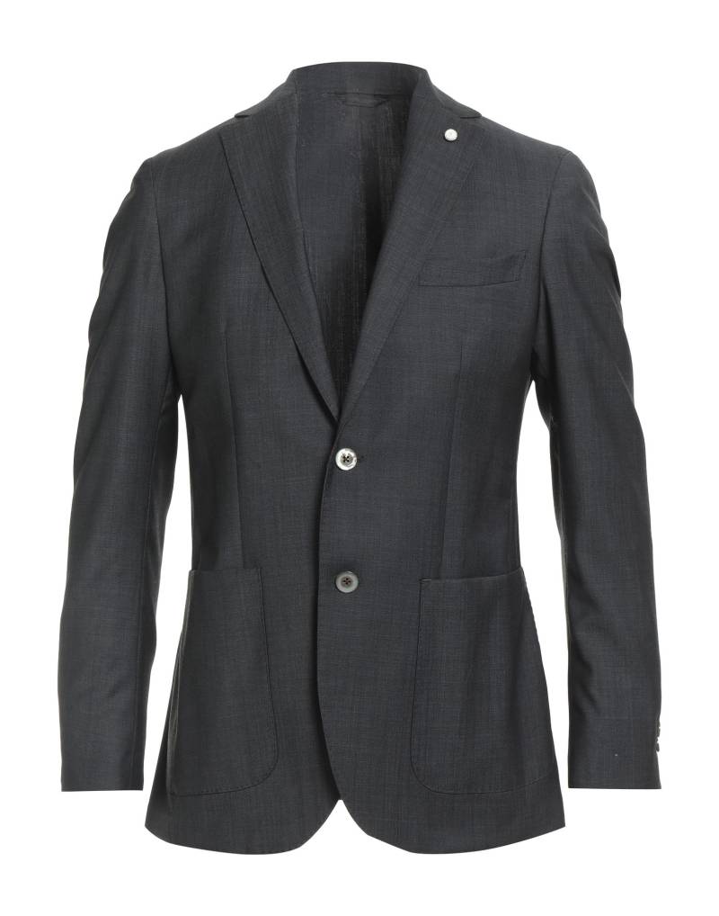 LUIGI BIANCHI Mantova Blazer Herren Grau von LUIGI BIANCHI Mantova