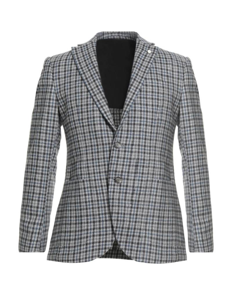 LUIGI BIANCHI Mantova Blazer Herren Grau von LUIGI BIANCHI Mantova