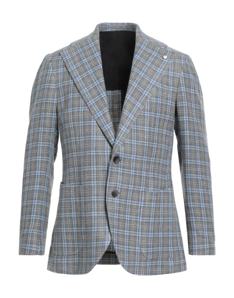 LUIGI BIANCHI Mantova Blazer Herren Grau von LUIGI BIANCHI Mantova