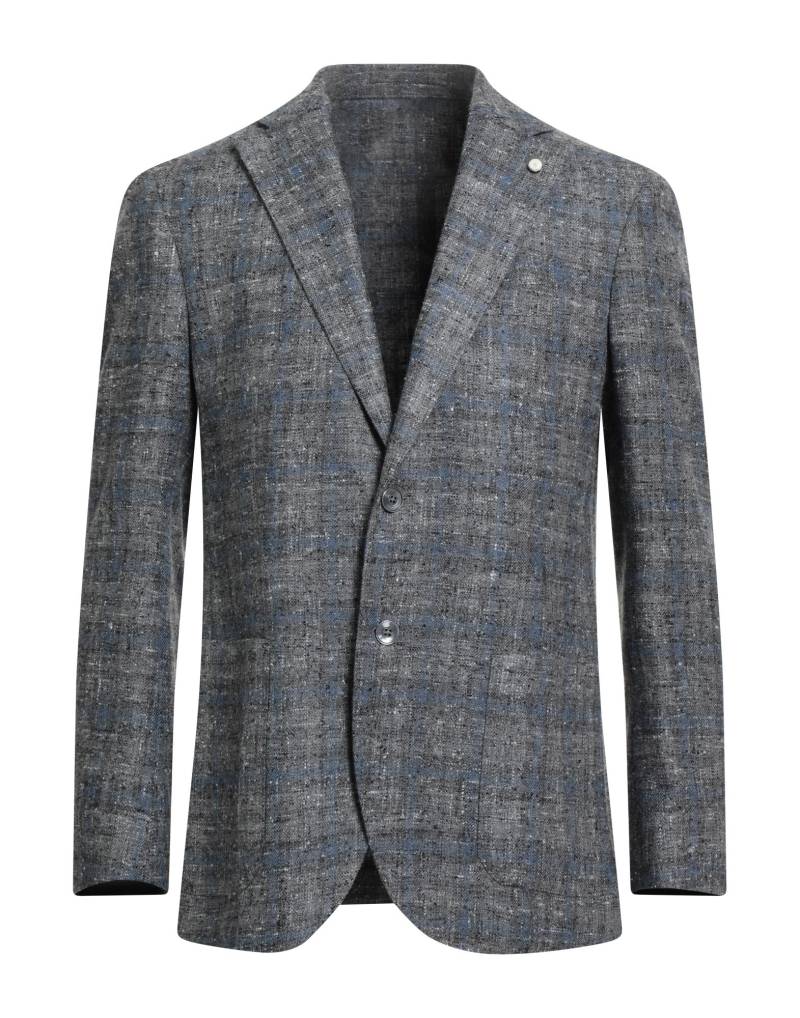 LUIGI BIANCHI Mantova Blazer Herren Grau von LUIGI BIANCHI Mantova