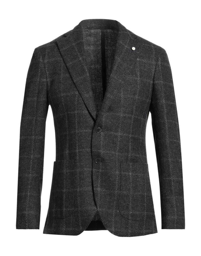 LUIGI BIANCHI Mantova Blazer Herren Grau von LUIGI BIANCHI Mantova