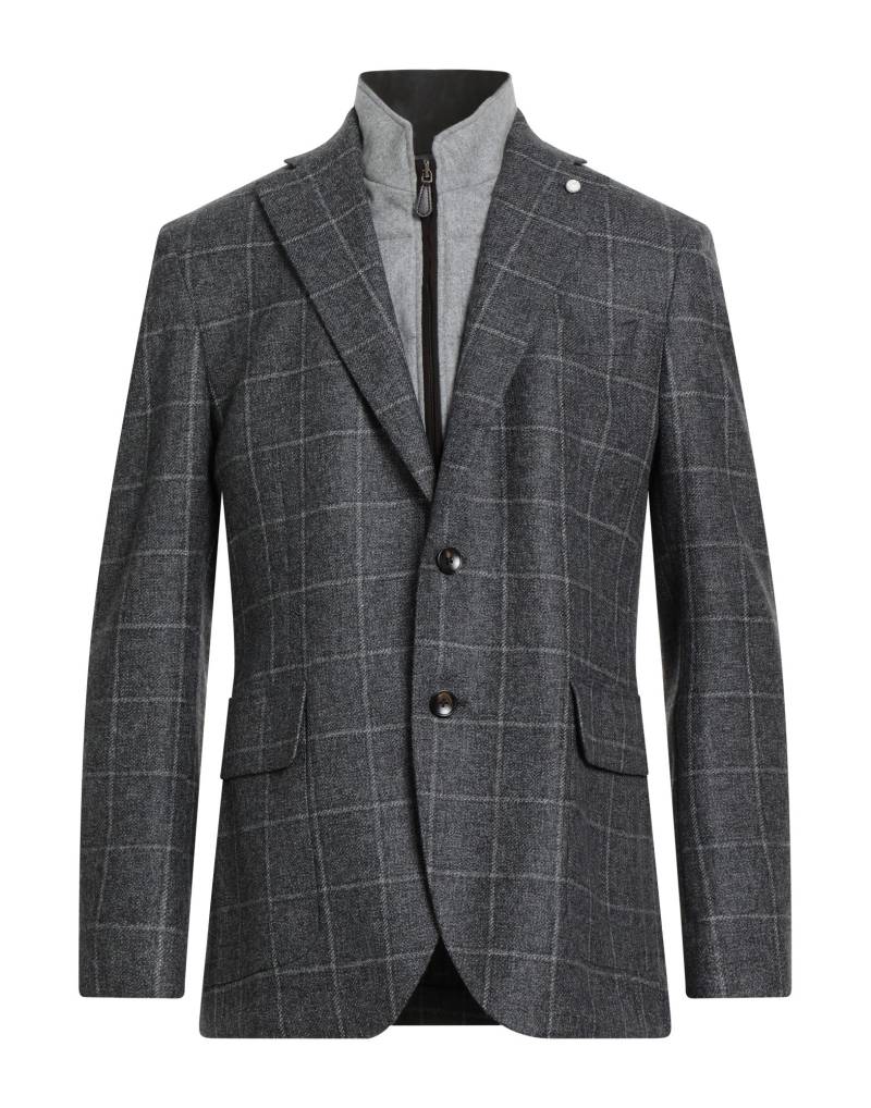 LUIGI BIANCHI Mantova Blazer Herren Grau von LUIGI BIANCHI Mantova