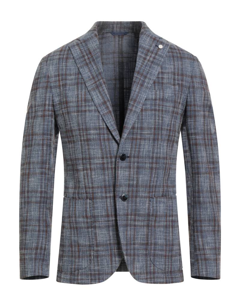 LUIGI BIANCHI Mantova Blazer Herren Hellblau von LUIGI BIANCHI Mantova