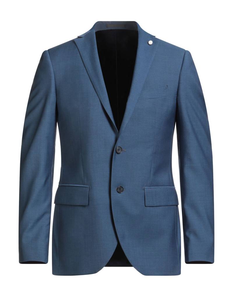 LUIGI BIANCHI Mantova Blazer Herren Hellblau von LUIGI BIANCHI Mantova