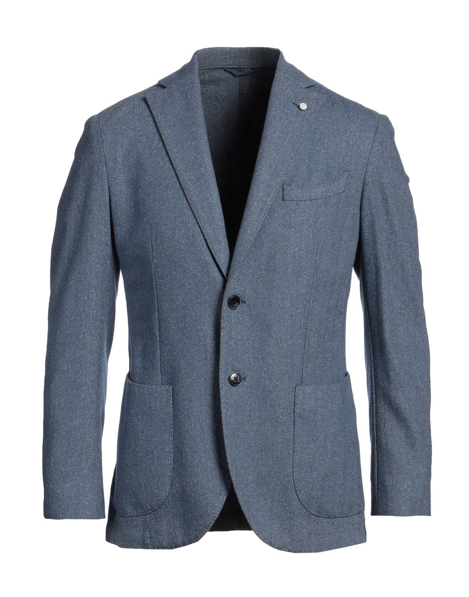 LUIGI BIANCHI Mantova Blazer Herren Hellblau von LUIGI BIANCHI Mantova