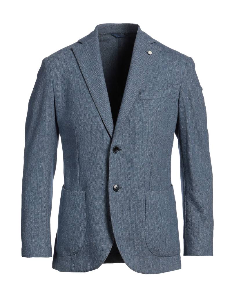 LUIGI BIANCHI Mantova Blazer Herren Hellblau von LUIGI BIANCHI Mantova