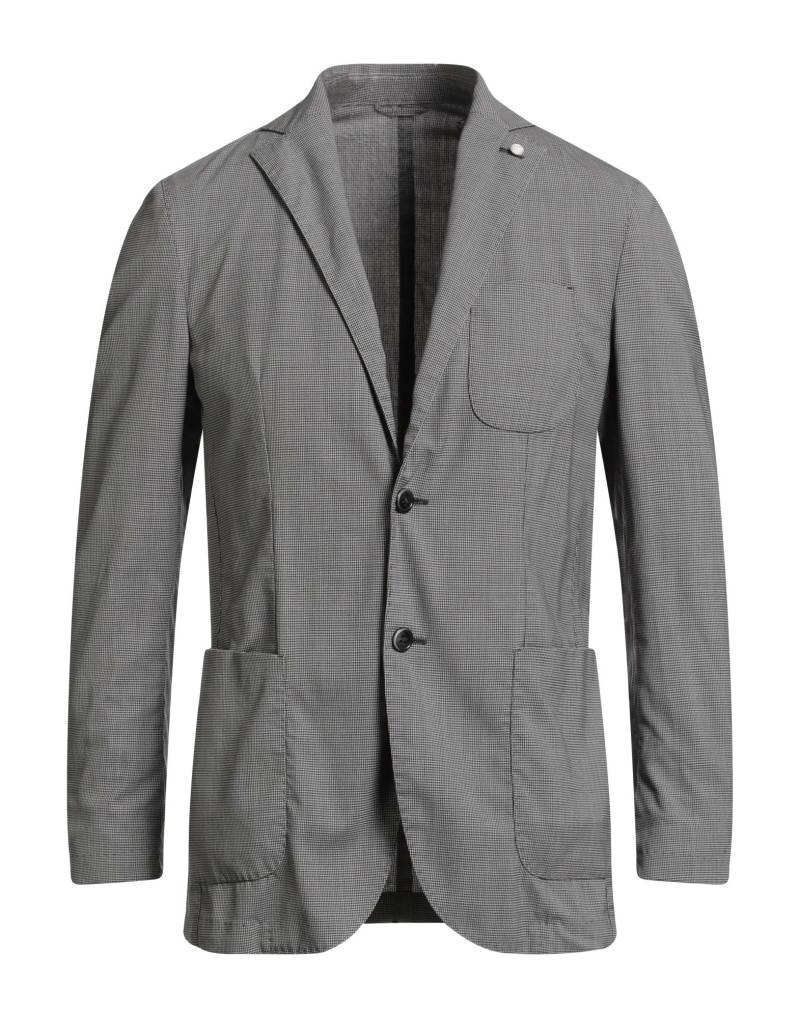 LUIGI BIANCHI Mantova Blazer Herren Hellgrau von LUIGI BIANCHI Mantova