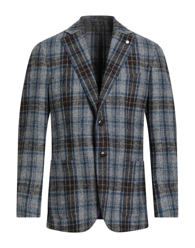LUIGI BIANCHI Mantova Blazer Herren Hellgrau von LUIGI BIANCHI Mantova
