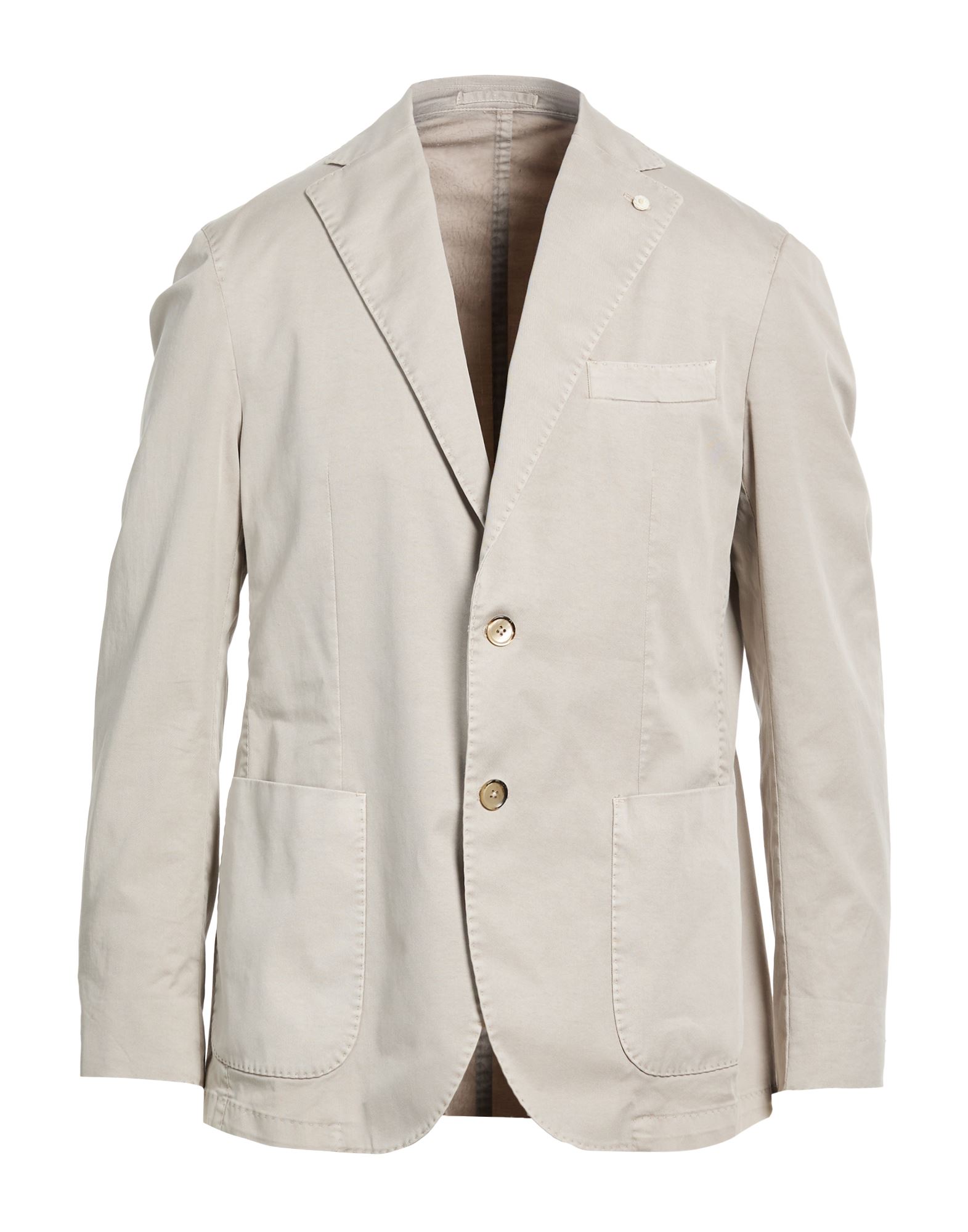 LUIGI BIANCHI Mantova Blazer Herren Hellgrau von LUIGI BIANCHI Mantova