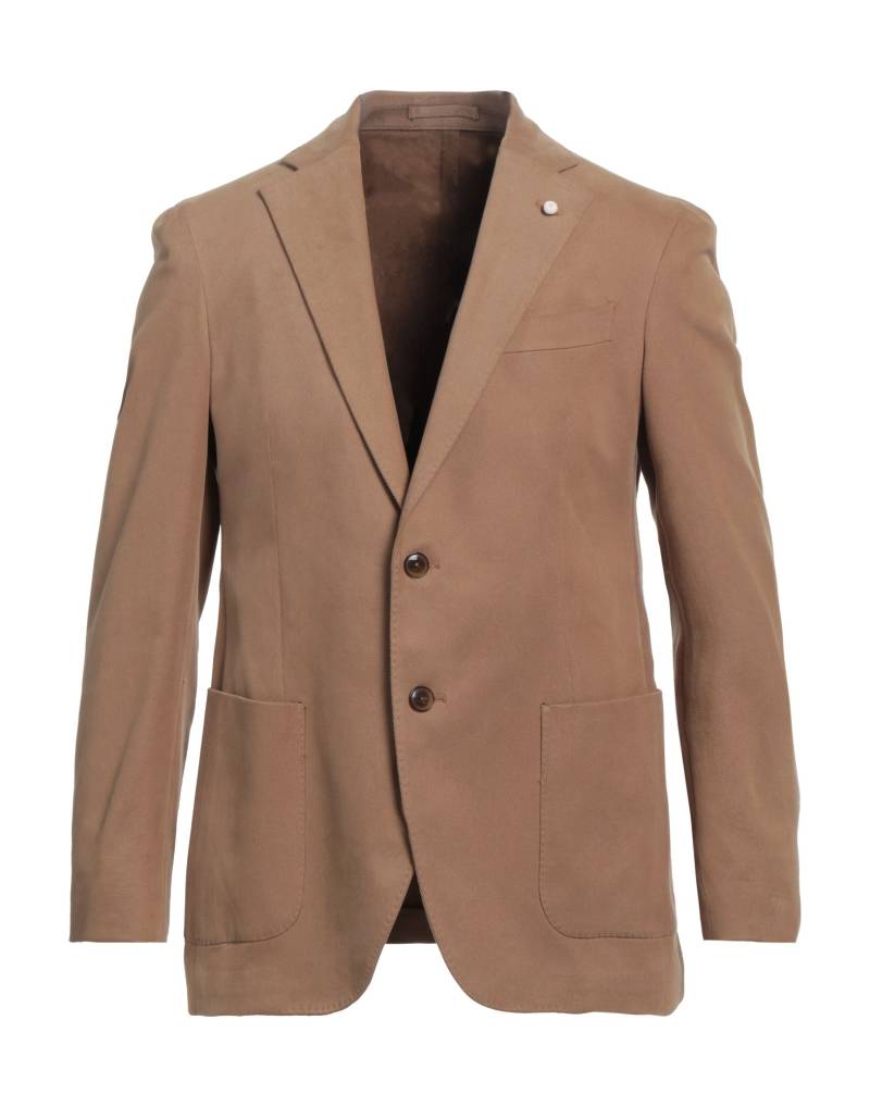 LUIGI BIANCHI Mantova Blazer Herren Kamel von LUIGI BIANCHI Mantova