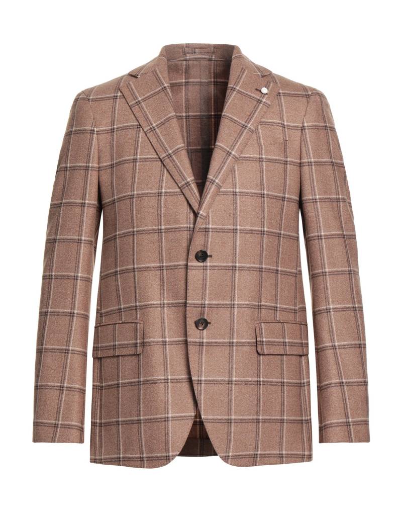 LUIGI BIANCHI Mantova Blazer Herren Kamel von LUIGI BIANCHI Mantova