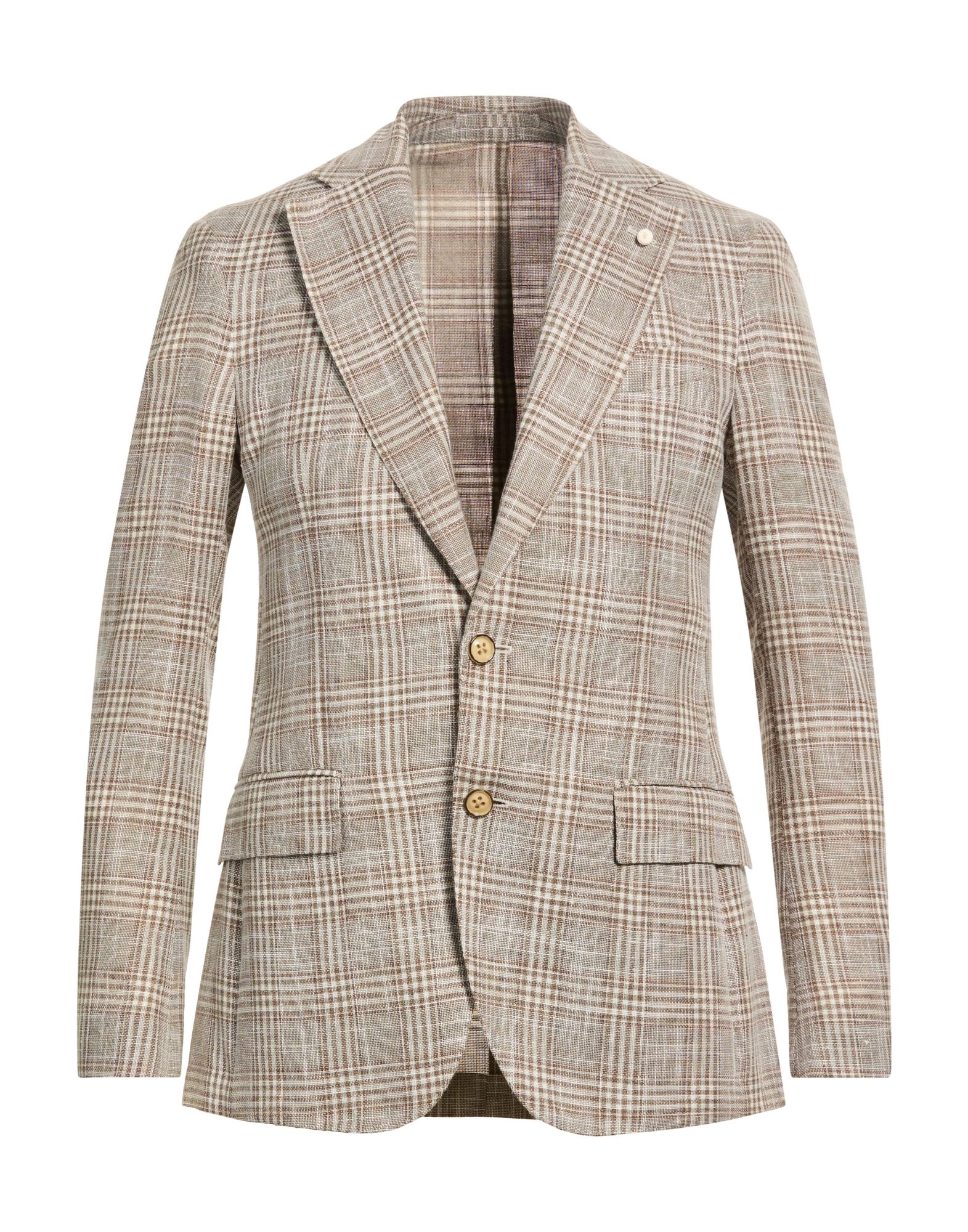 LUIGI BIANCHI Mantova Blazer Herren Khaki von LUIGI BIANCHI Mantova