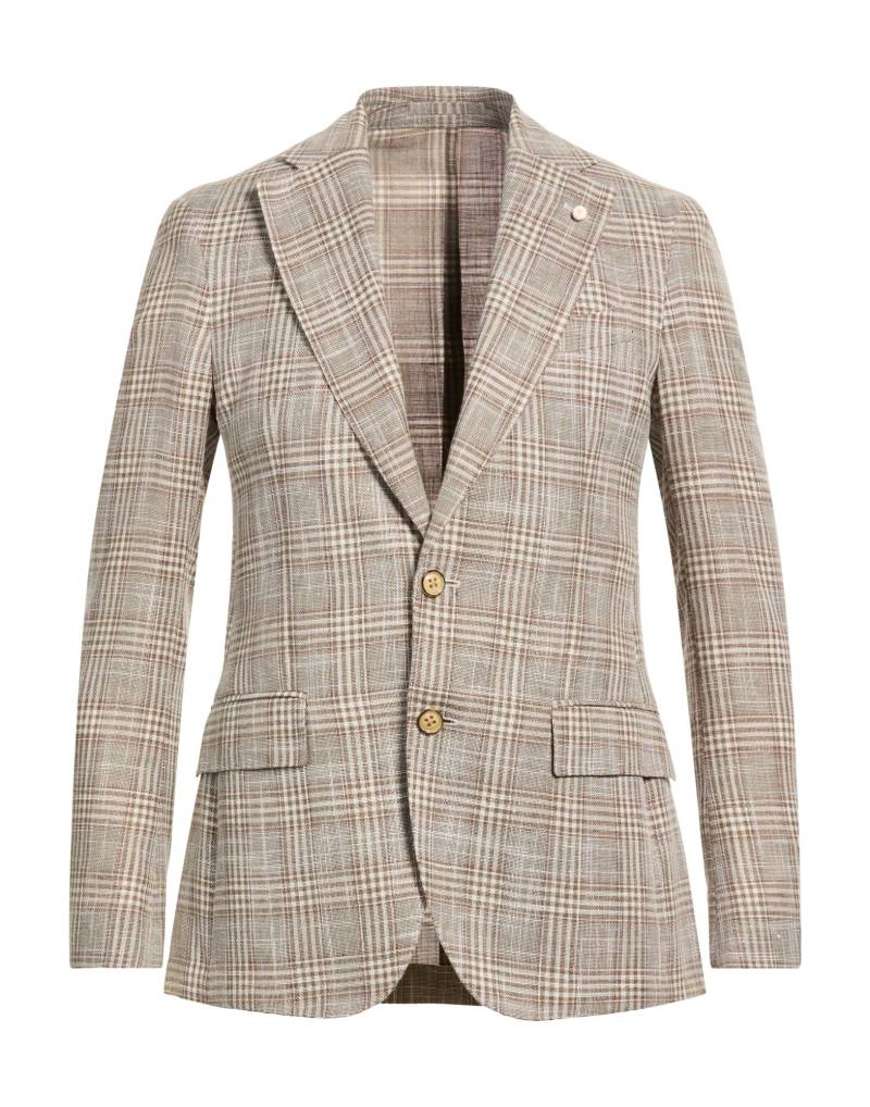 LUIGI BIANCHI Mantova Blazer Herren Khaki von LUIGI BIANCHI Mantova