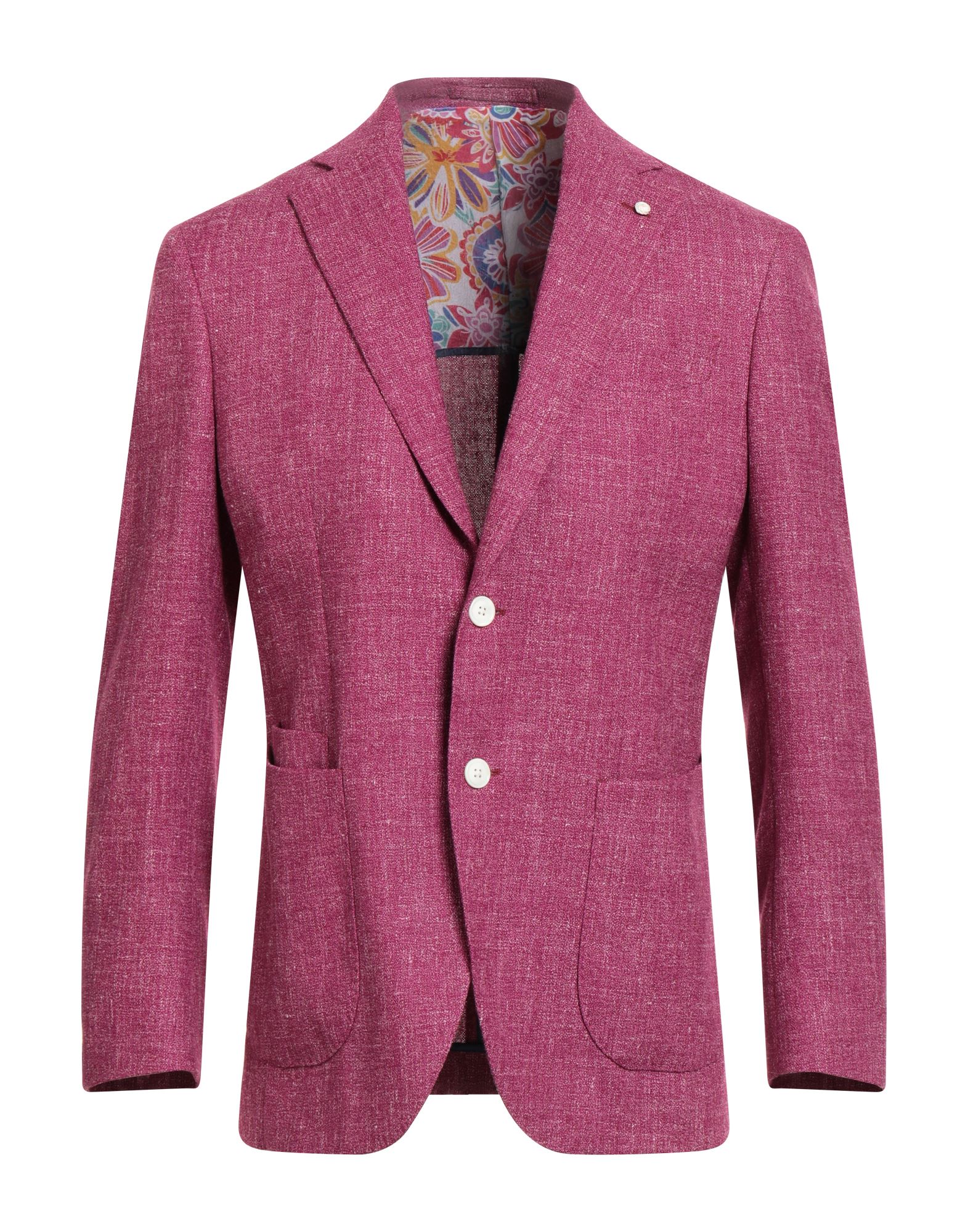 LUIGI BIANCHI Mantova Blazer Herren Magenta LUIGI BIANCHI Mantova Blazer Herren Magenta von LUIGI BIANCHI Mantova