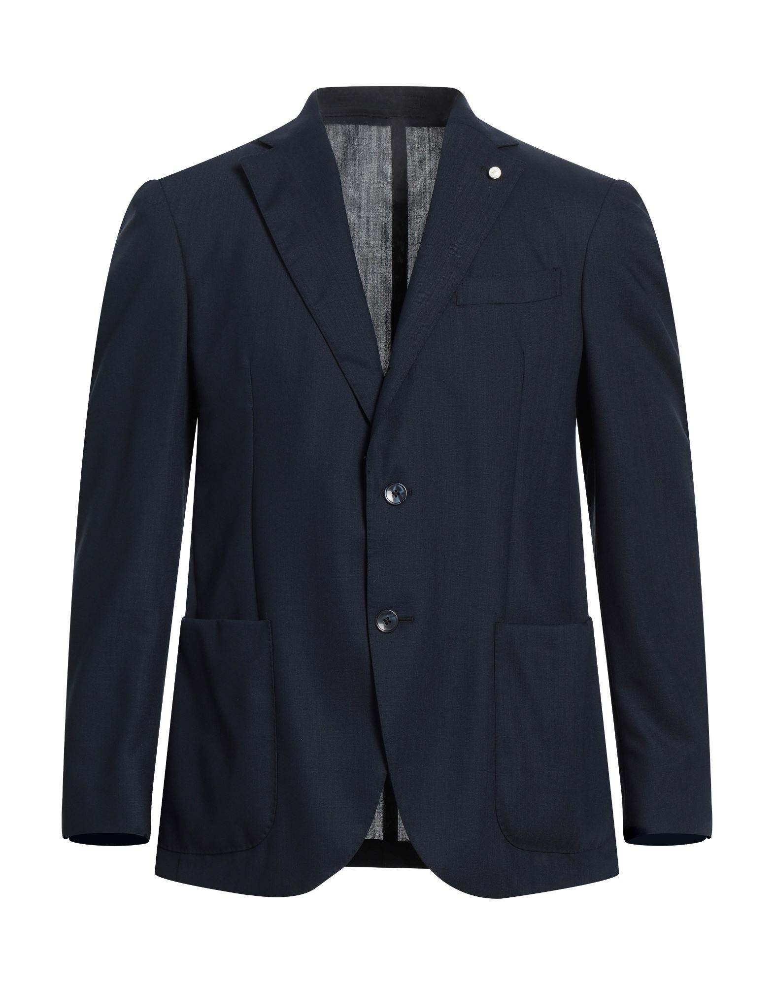 LUIGI BIANCHI Mantova Blazer Herren Marineblau von LUIGI BIANCHI Mantova